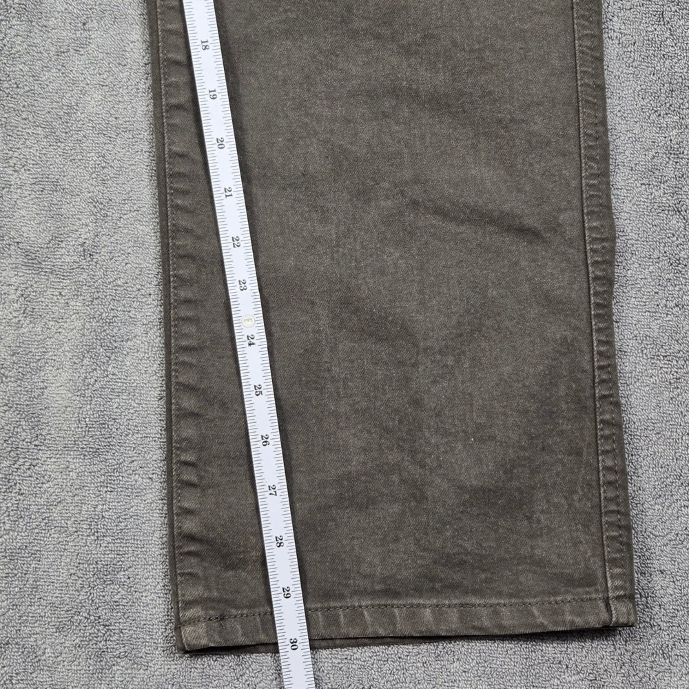Roebuck & Co Slim Straight Jean Mens 36x30 (38" mes.) Gray Stretch Workwear - Picture 4 of 14